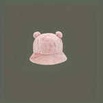 Chapeau Bob Enfant Oreilles Mignonnes Rose