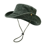Chapeau en Jean Vintage Vert