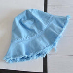 bob été femme bleu ciel